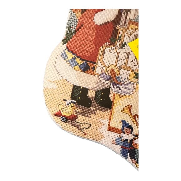 Bucilla NWT Santa Stocking Cross Stitch Kit - Picture 3 of 4